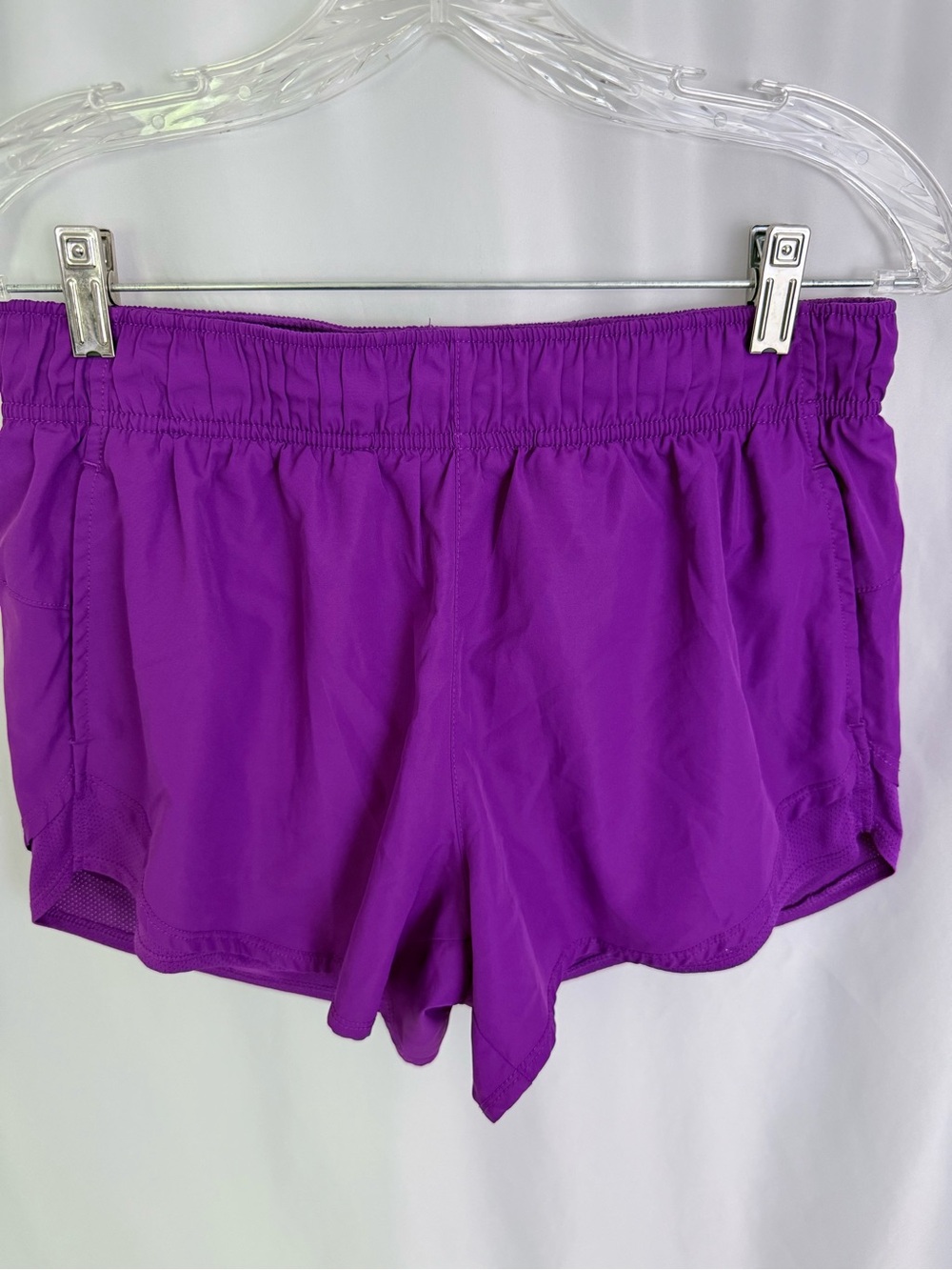 Athletic Works Purple Lined Shorts Size Medium